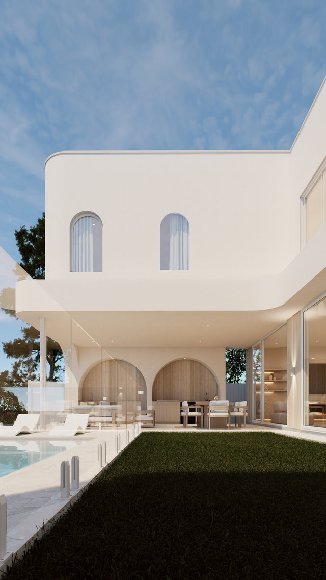 CASPIAN, Ascot, the rear elevation